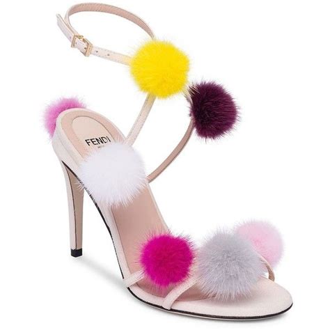 fendi pom pom heels